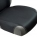T-SHIRT SEAT COVERS FOR VOLKSWAGEN SCIROCCO FRONT SEATS - BLACK