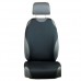 T-SHIRT SEAT COVERS FOR VOLKSWAGEN SCIROCCO FRONT SEATS - BLACK