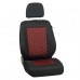 CAR SEAT COVERS FOR CITROEN JUMPER FRONT SEATS - BLACK RED 3D EFFECT CAR SEAT COVERS FOR CITROEN JUMPER FRONT SEATS - BLACK RED 3D EFFECT