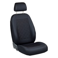 CAR SEAT COVERS FOR ALFA ROMEO 145 DRIVER SEAT - COLOR DEEP BLACK CAR SEAT COVERS FOR ALFA ROMEO 145 DRIVER SEAT - COLOR DEEP BLACK