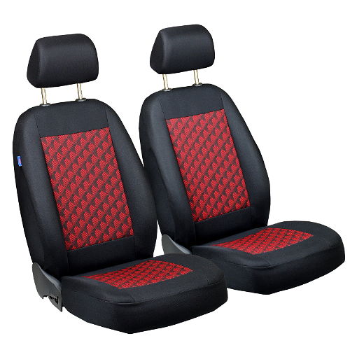 Car Seat Covers For Volvo C30 Front Seats Black Red 3d Effect - Volvo C30 Leather Seat Covers