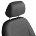 CAR SEAT COVERS FOR VOLKSWAGEN SCIROCCO FULL SET - GREY SQUARES